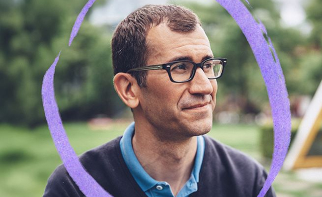 Man sitting on couch